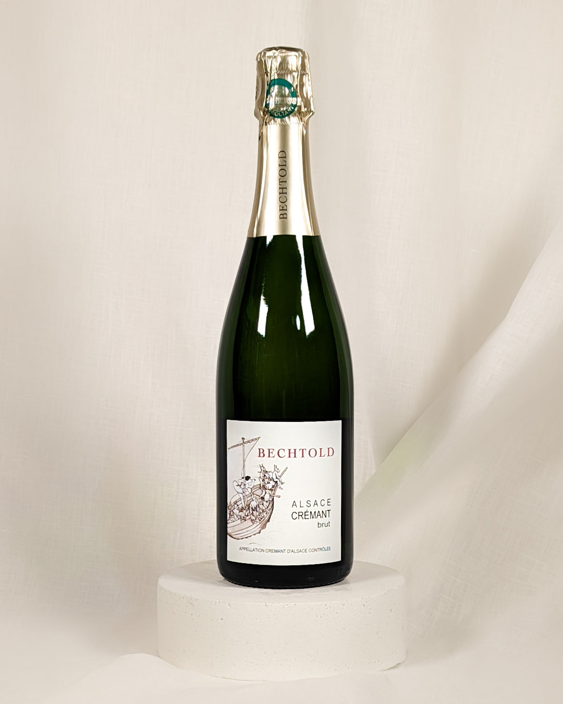 Produktfoto eines Cremant d'Alsace Brut der Domaine Bechtold