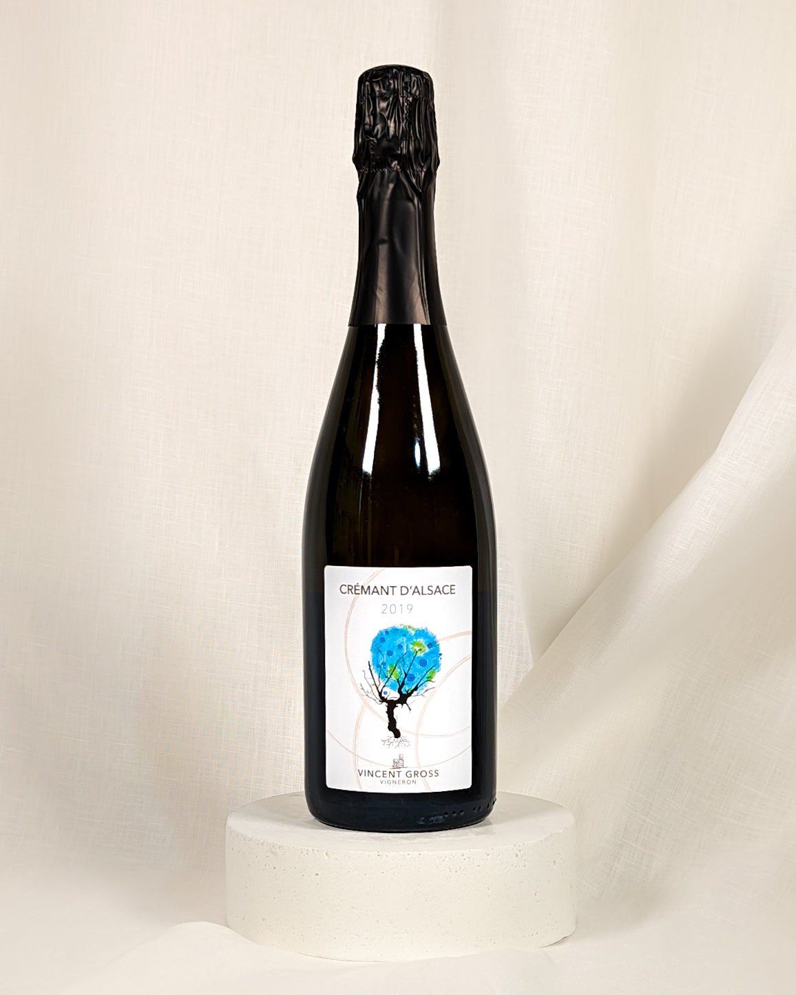 Produktfoto eines Cremant d'Alsace Brut Nature der Domaine Gross